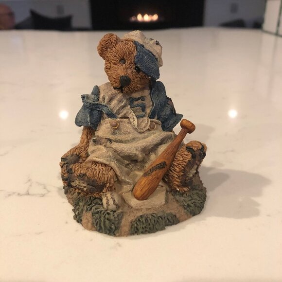 Boyds Bears & Friends Resin Figurine Style # 2218 Homer on the Plate 3rd Edition - Picture 2 of 6